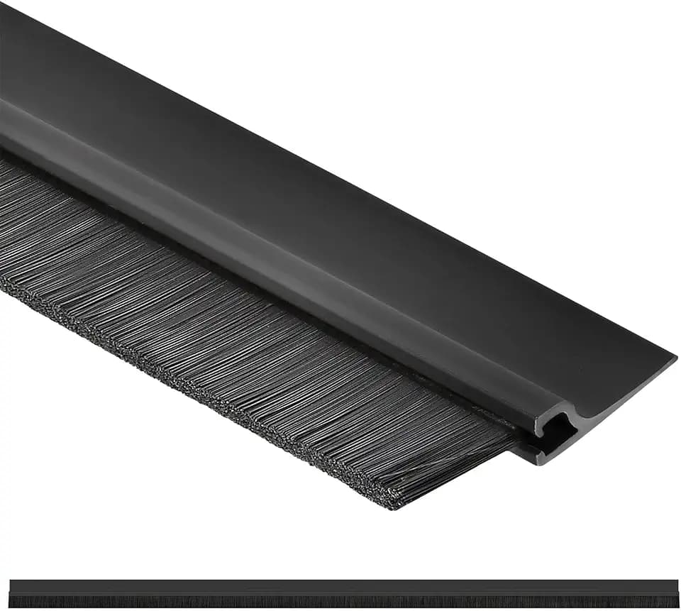 KOTARBAU® Bürstendichtung 1 m, Türdichtung 45 mm, Türbesen selbstklebend