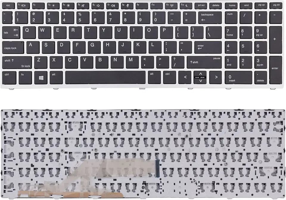 TLBTEK Keyboard Replacement Compatible with HP ProBook 450 G5 455 G5 470 G5 650 G4 650 G5 Series Laptop L00739-001 L09593-001 L01028-001 L01027-001 925741-001