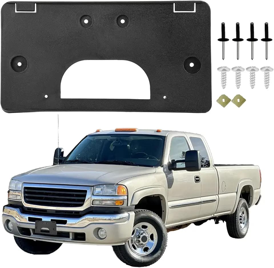 Front License Plate Bracket for 2003-2007 GMC Sierra 1500 2500HD