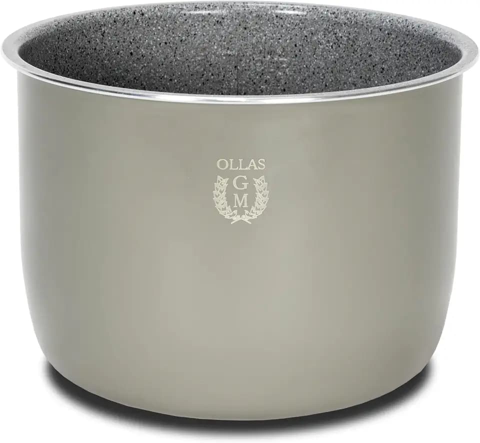 Cecotec OLLAS GM Cubeta cerámica Con Antiadherente tricapa Excélsior. Apta para ollas programables GM de 6 litros, Gris
