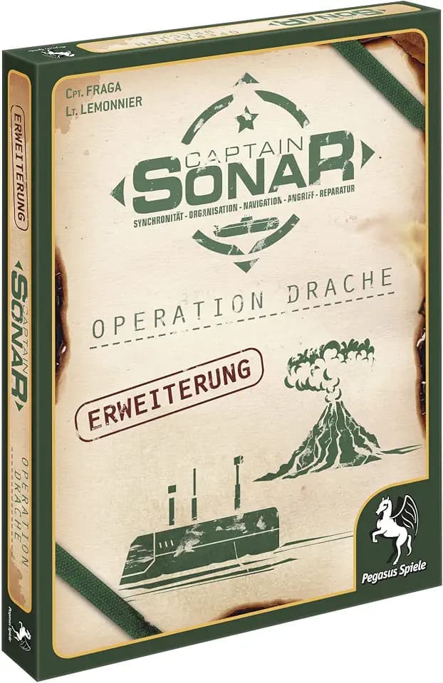 Pegasus Spiele 57014G - Captain Sonar: Operation Drache (2. Erweiterung)