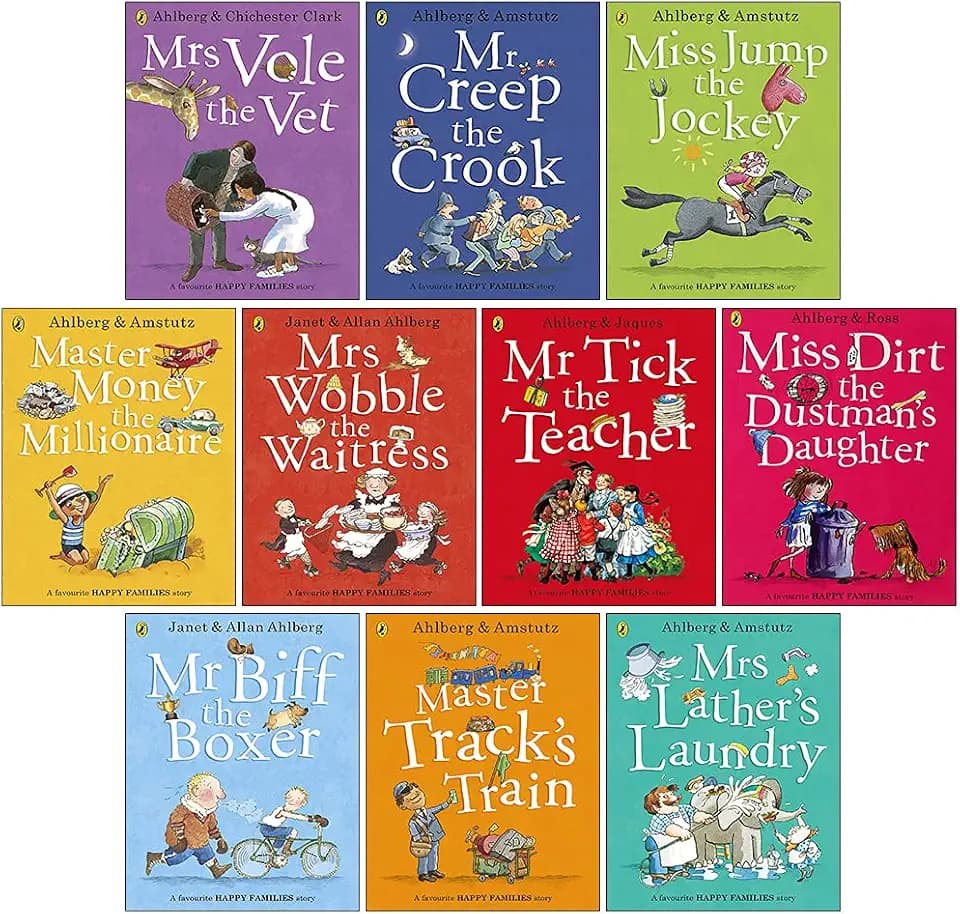Happy Families Collection 10 Books Set - Allan Ahlberg
