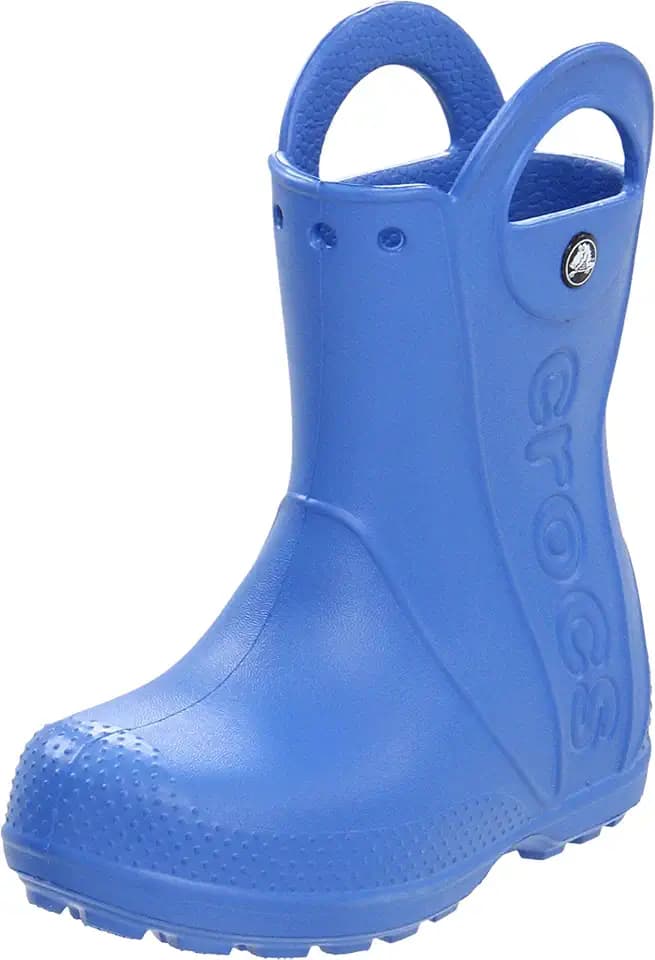 Crocs Kids' Handle It Rain Boots | Waterproof Slip On Shoes | Kids' Rain Boots