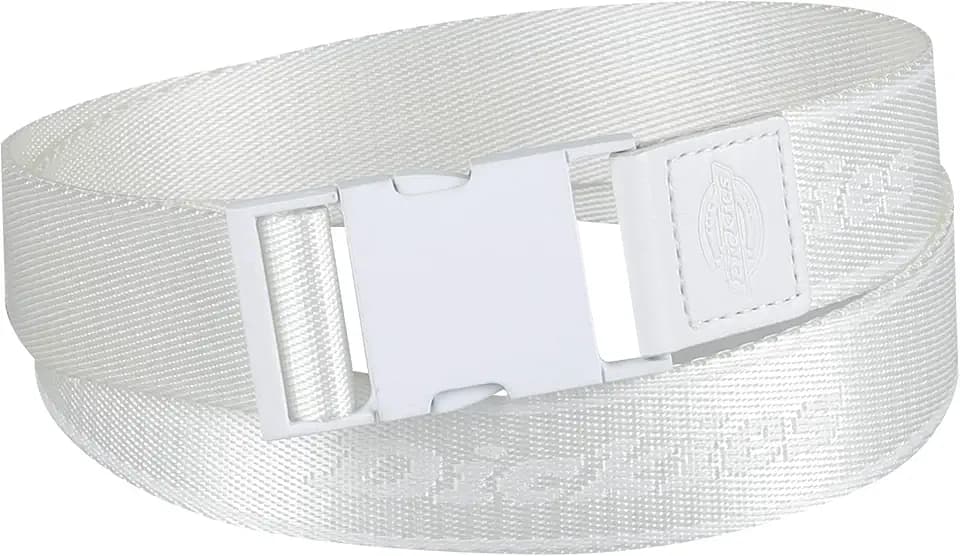 Dickies Women's Adjustable Fit Fabric Web Streetwear Belt with Speed Clip Buckle
