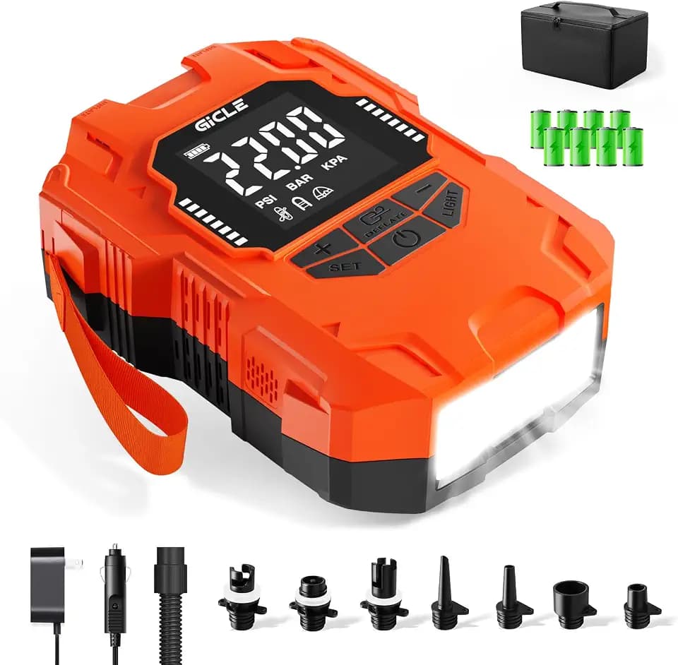Gicle 22PSI Electric SUP Pump, Rechargeable Paddle Board Pump