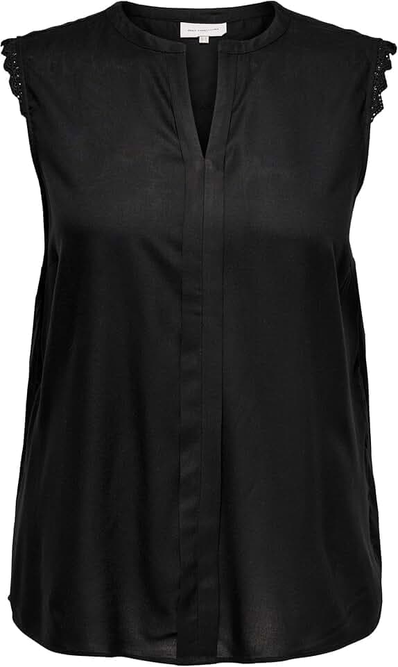 ONLY Carmakoma Damen Carmumi Sl Top WVN Noos Shirt (1er Pack)
