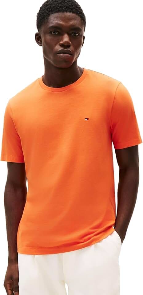 Tommy Hilfiger Herren Light Interlock Teemw0mw37508 T-Shirts (1er Pack)