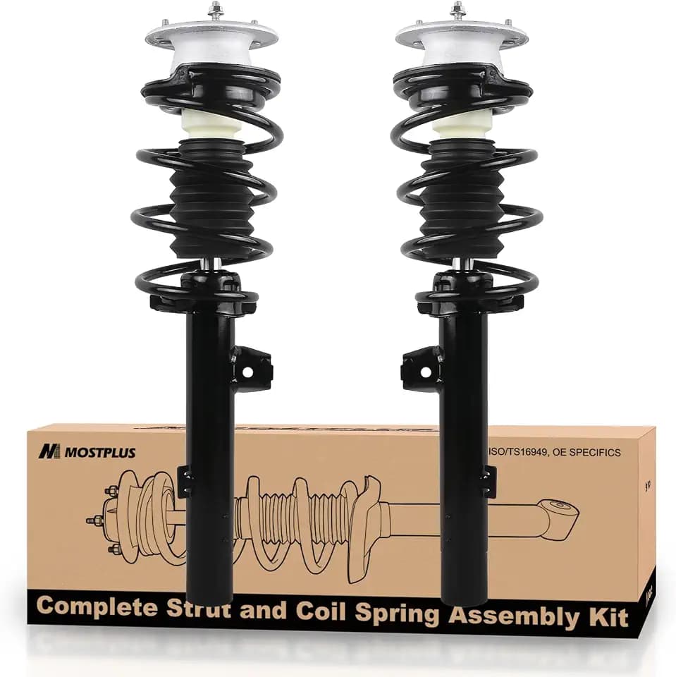 MOSTPLUS 2PCS Front Complete Struts Assemblies 11373 11374 Compatible With 2007-2013 BMW 335i 328i / Compatible With 2006-2011 BMW 323i 330i Shock absorbers