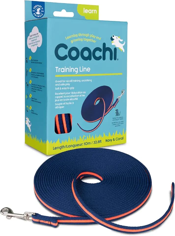Coachi 10m (33ft) Dog Training Leash | Recall & Outdoor Exploration