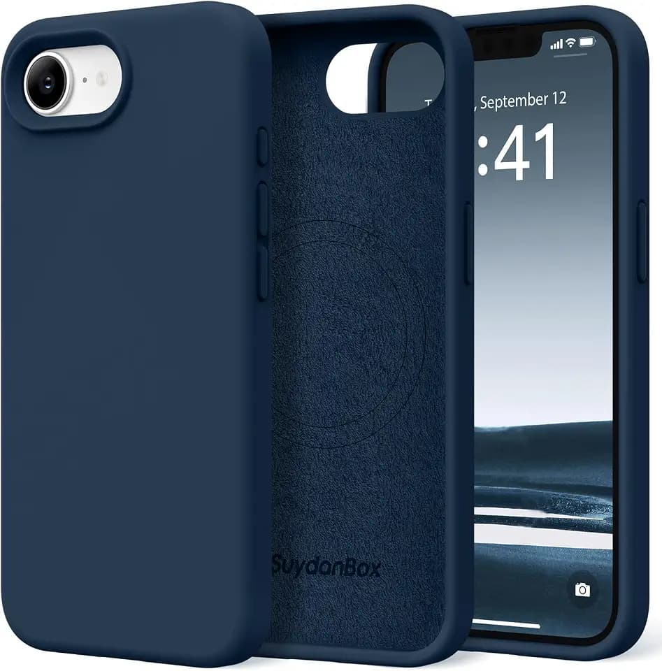 Magnetic for iPhone 17e/iPhone 16e Case Silicone Cobalt Blue