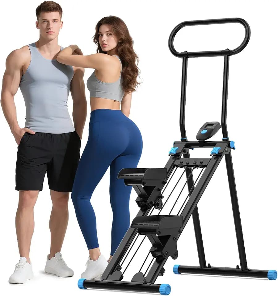 HXD-ERGO Stair Stepper for Home with Adjustable Handlebar for Full Body