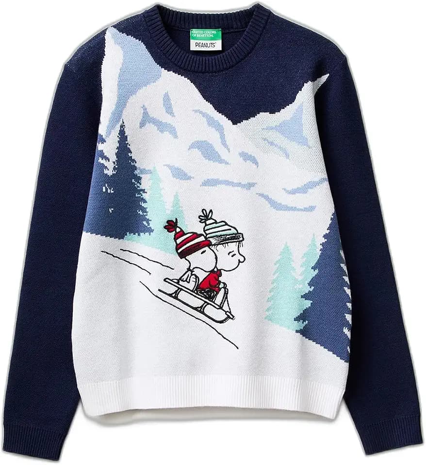 United Colors of Benetton Unisex Kinder Maglia G/C M/L 1z1qc109j Pullover