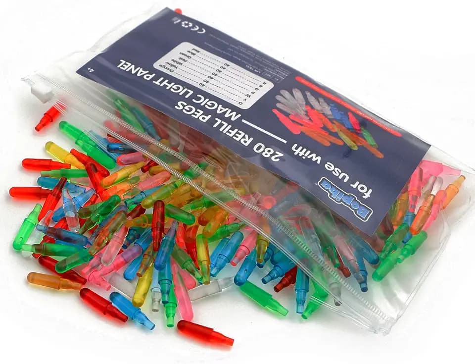 Refill Pegs 280PCS for Use with Creative Light Up Board