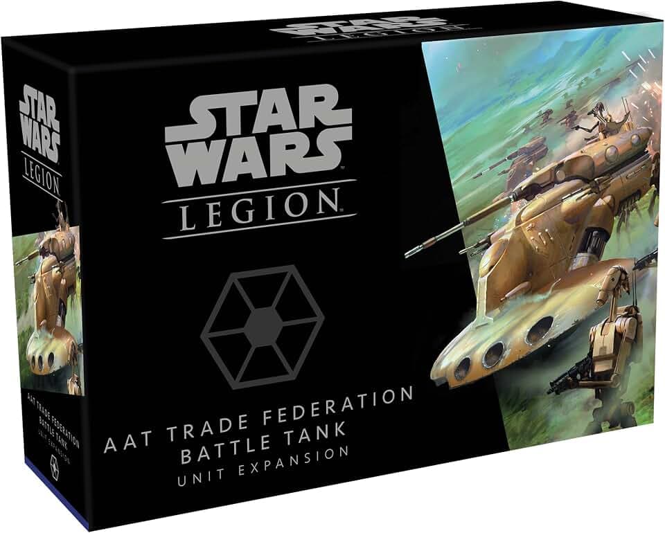 Fantasy Flight Games Atomic Mass Games, Star Wars Legion: Separatist Alliance Expansions: AAT Trade Federation Battle Tank Unit, Unit Expansion, Ages 14+, 2 Players, 90 Minutes Playing Time