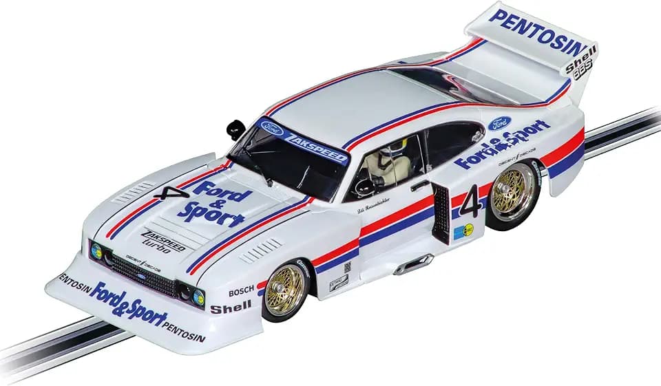 Carrera 23996 Ford Capri Zakspeed Turbo Lili Reisenbichler, No.4 1:24 Scale Digital 124 Slot Car