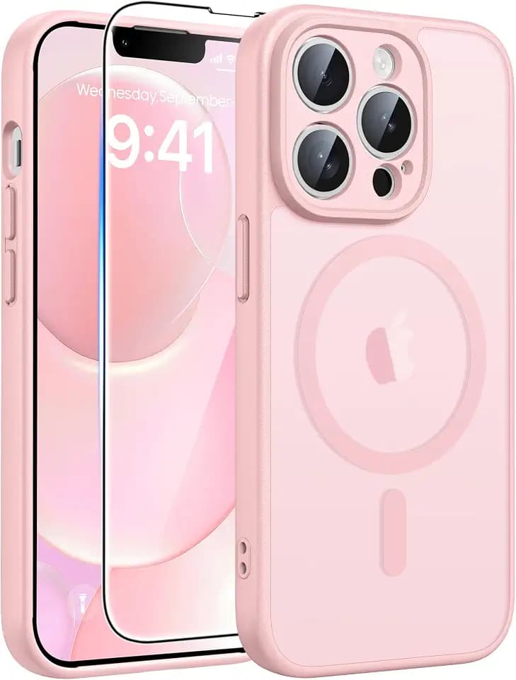 FNTCASE for iPhone 13 Pro Case, Fit for Magsafe, Screen Protector