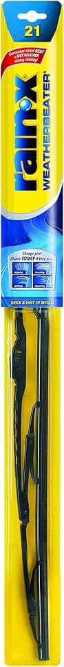 Rain-X RX30221-5PK Weatherbeater Wiper Blade - 21" Windshield Wipers (Pack Of 5), Automotive Replacement Windshield Wiper Blades That Meet Or Exceed OEM Quality And Durability Standards