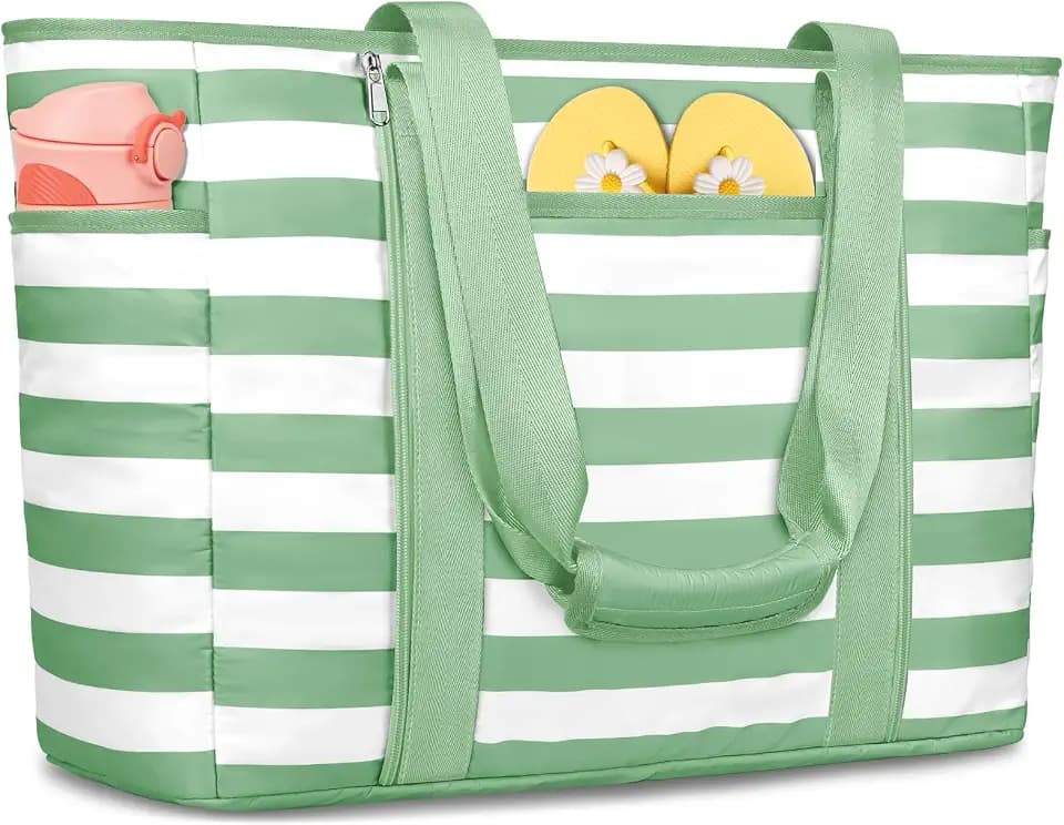 Extra Large Beach Bags for Women Waterproof Sandproof Beach Tote Bag