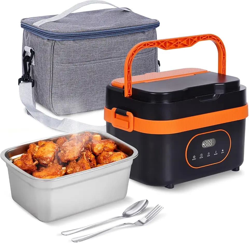 Cordless Electric Lunch Box for Adults, 16000mAh Rechargeable