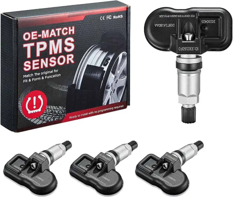 BDFHYK Upgrade TPMS Sensor 2006-2020 GM 315Mhz Tire Pressure Monitoring Sensor Compatible for Chevy Silverado GMC Cadillac Buick Pontiac Replace#13598771 13598772 13586335 13581558 4 Pack