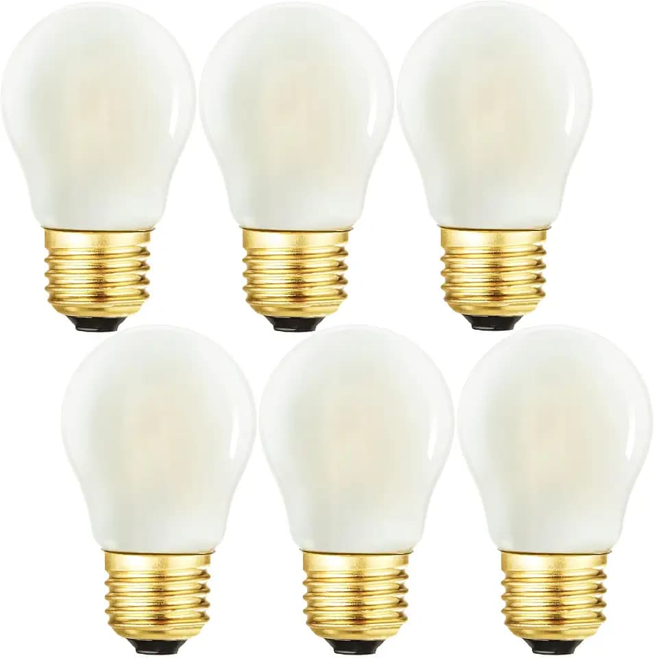 Dimmable E26 Vintage Edison Bulb 25W Frosted Short Small LED Bulb,2700K