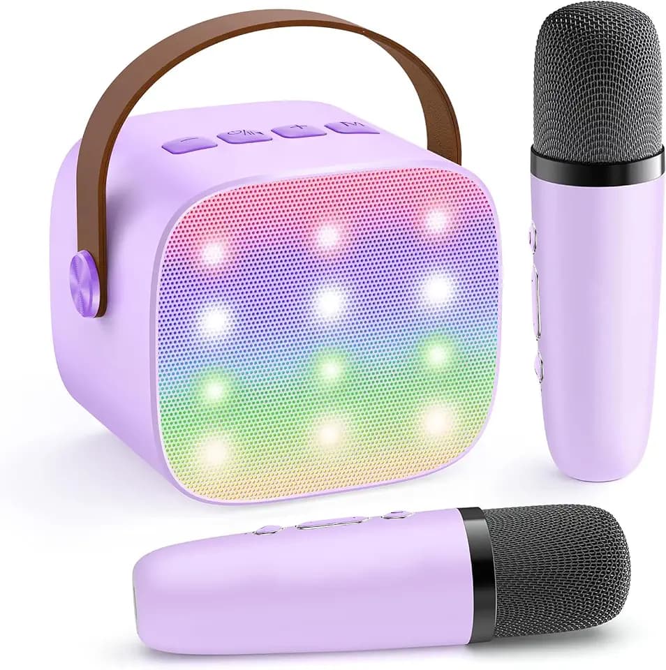 YLL Karaoke Machine for Kids,Birthday Gifts for Girls 3 4 5 6 7 8+Years Old
