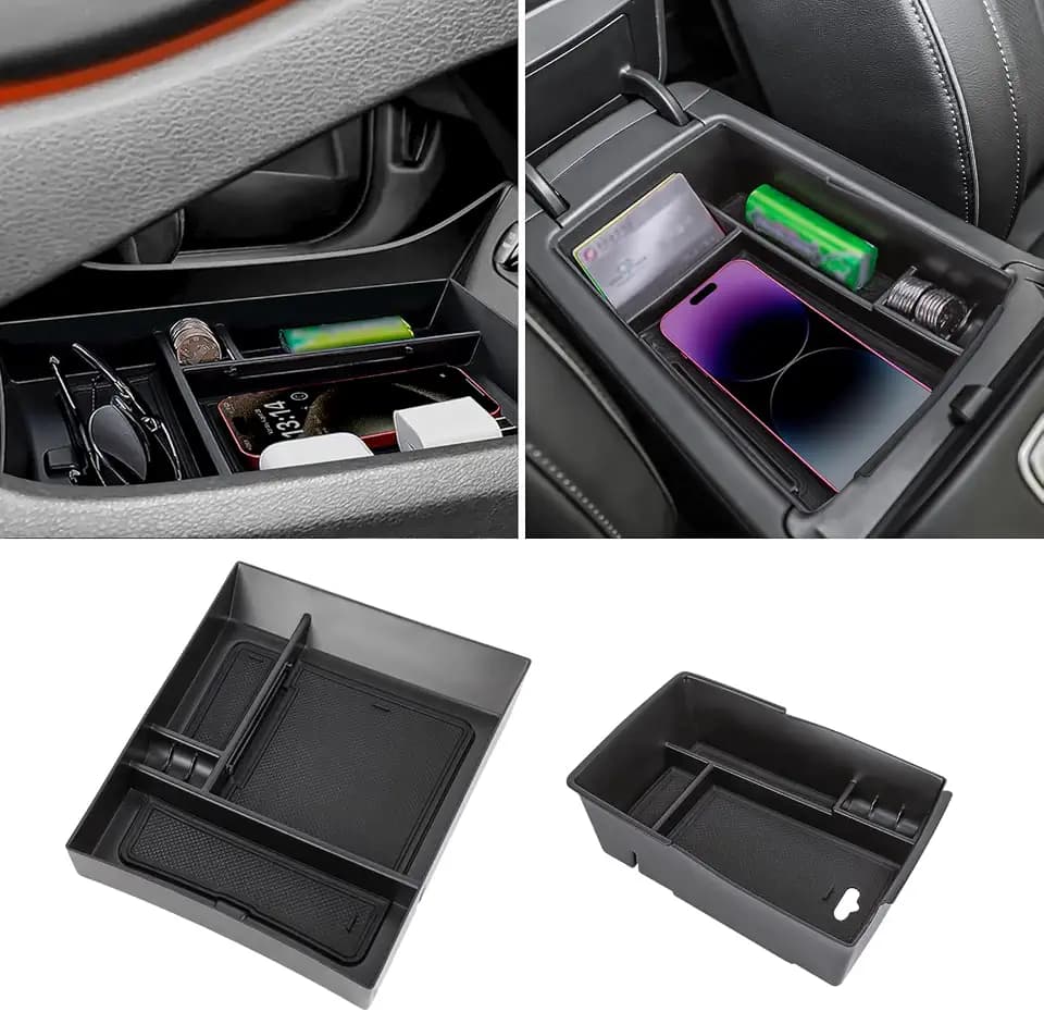2PCS Center Console Organizer for 21-23 Hyundai Santa Fe