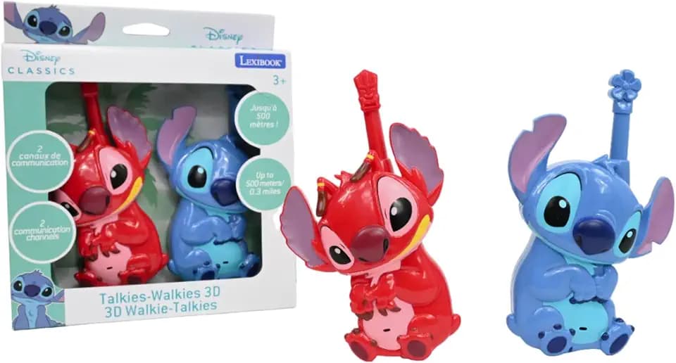 Lexibook, Stitch, 3D Walkie-Talkies, TW18D