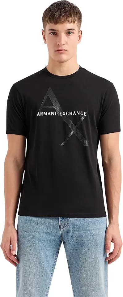 AX Armani Exchange Men's Crew Neck Logo Tee