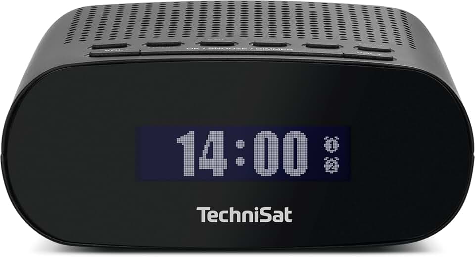 TechniSat TECHNIRADIO 50 - Kompakter Radiowecker, DAB+, UKW