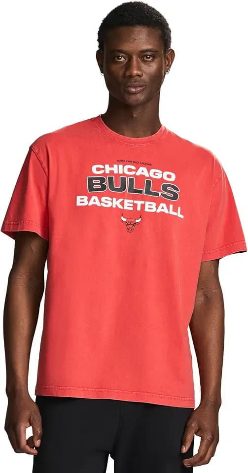 Game 7 NBA Mens NBA Officially Licensed Short Sleeve Team Color Faded Wash Crewneck T-Shirt