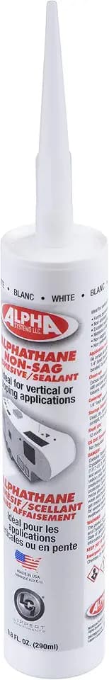 5160 ALPHATHANE Non-Sag Sealant for 5th Wheel RVs, Travel Trailers and Motorhomes