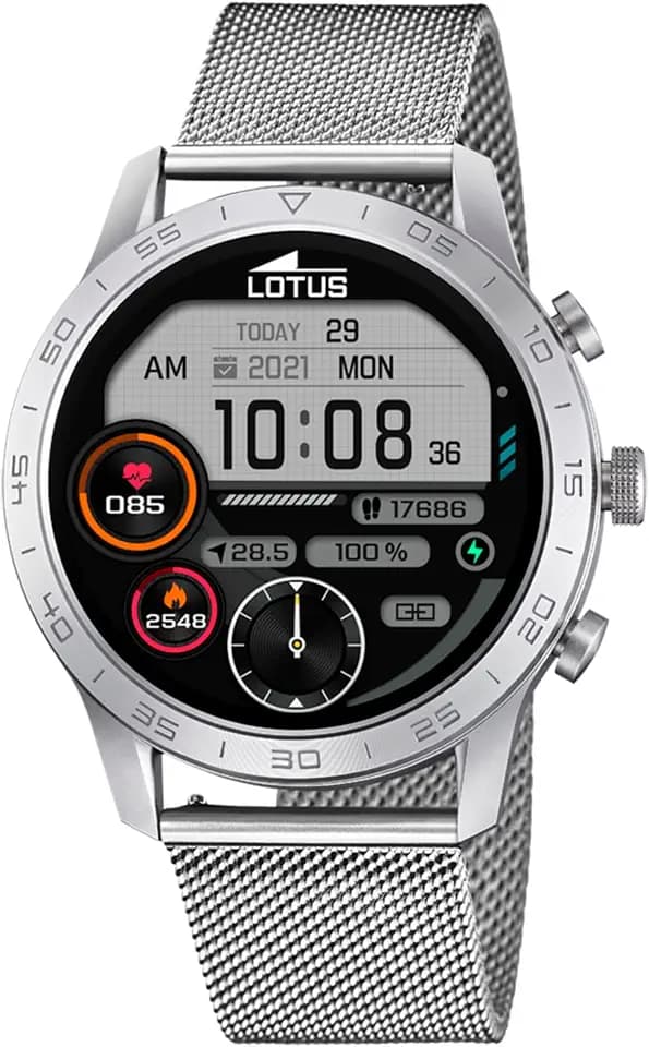 Lotus Uhr Smart Herren - Smartwatch Edelstahl 316l