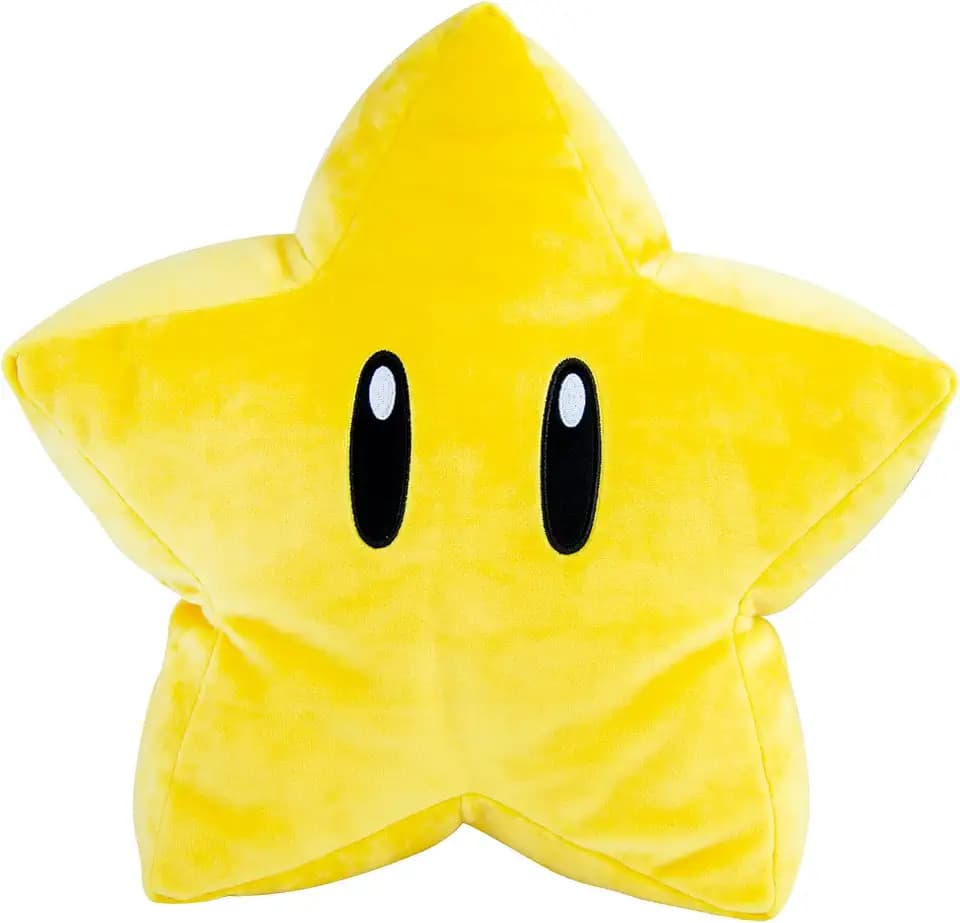 Club Mocchi Mocchi- Super Mario Super Star Collectible Plush - 15 Inch