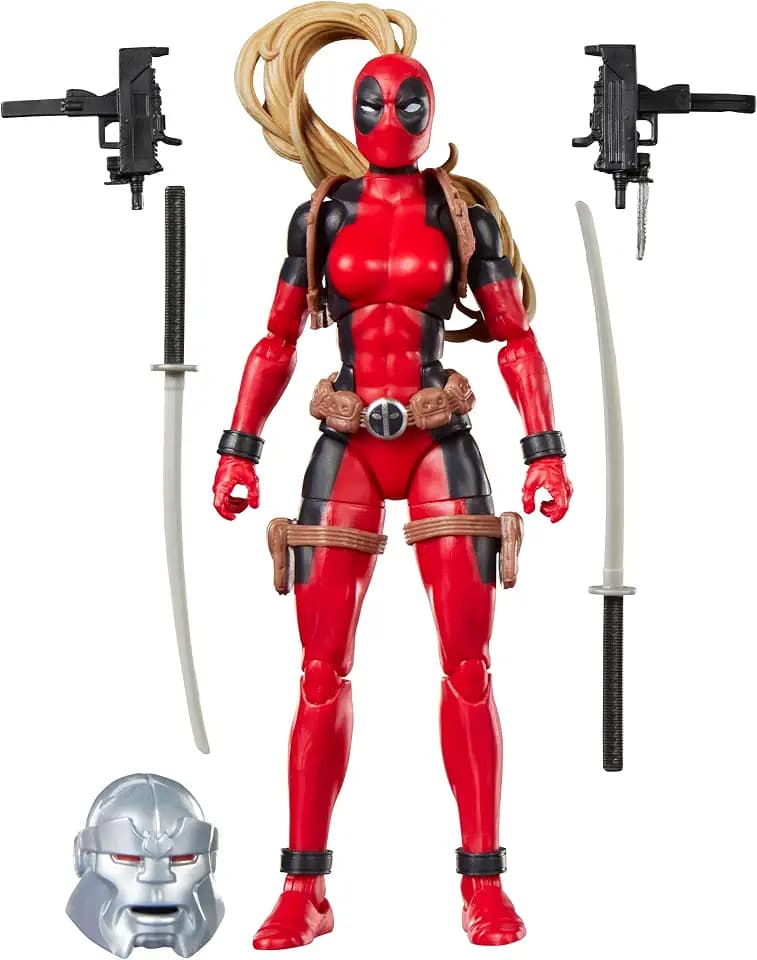 Marvel Legends Series Lady Deadpool, Comics Collectible 6-Inch Scale Action