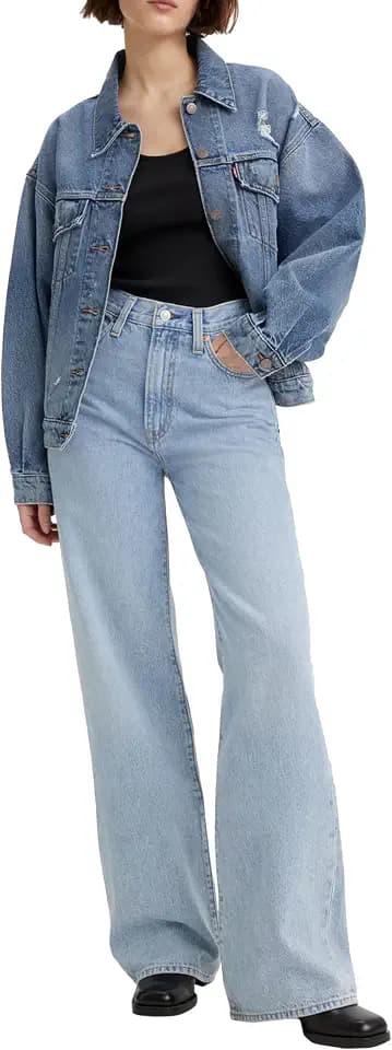Levi's Damen Ribcage Wide Leg Jeans