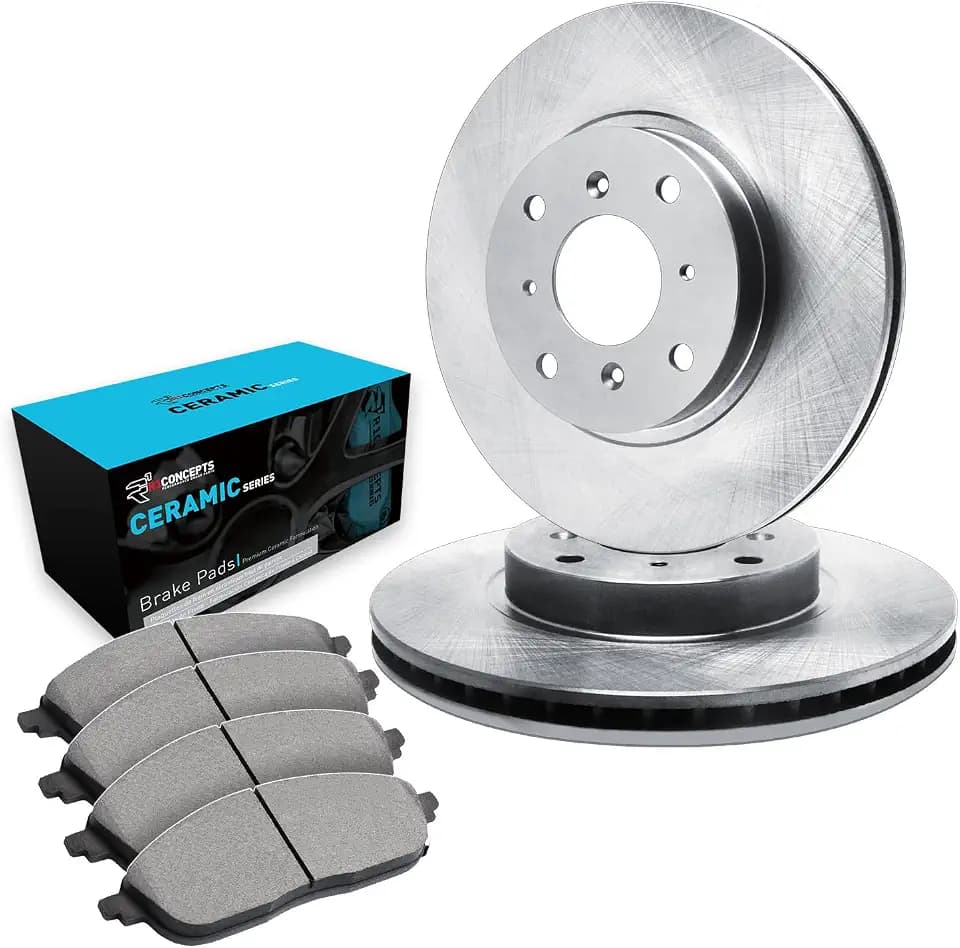 R1 Concepts Front Brake Kit Fits 2015-2019 Nissan Micra