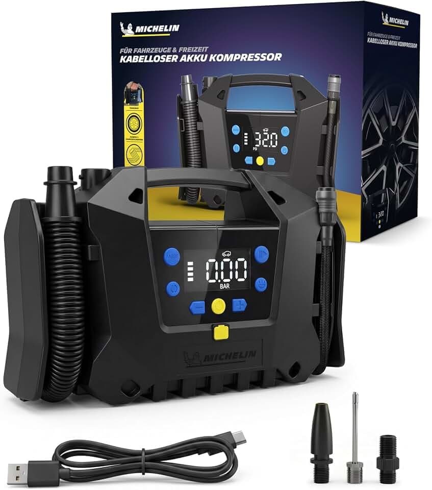 MICHELIN Air Power Pro Li-Ionen Akku-Kompressor kabellos bis 8,3 bar