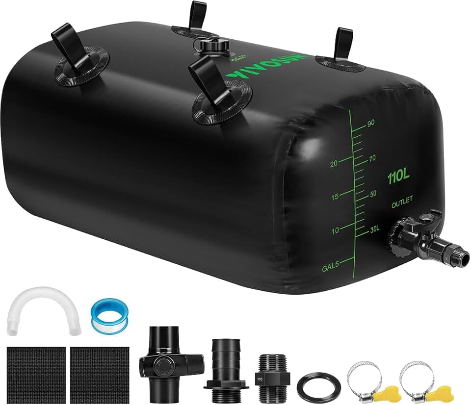 VIVOSUN 110 L/30 Gal Water Storage Bladder, Water Tank, Water Storage Bag
