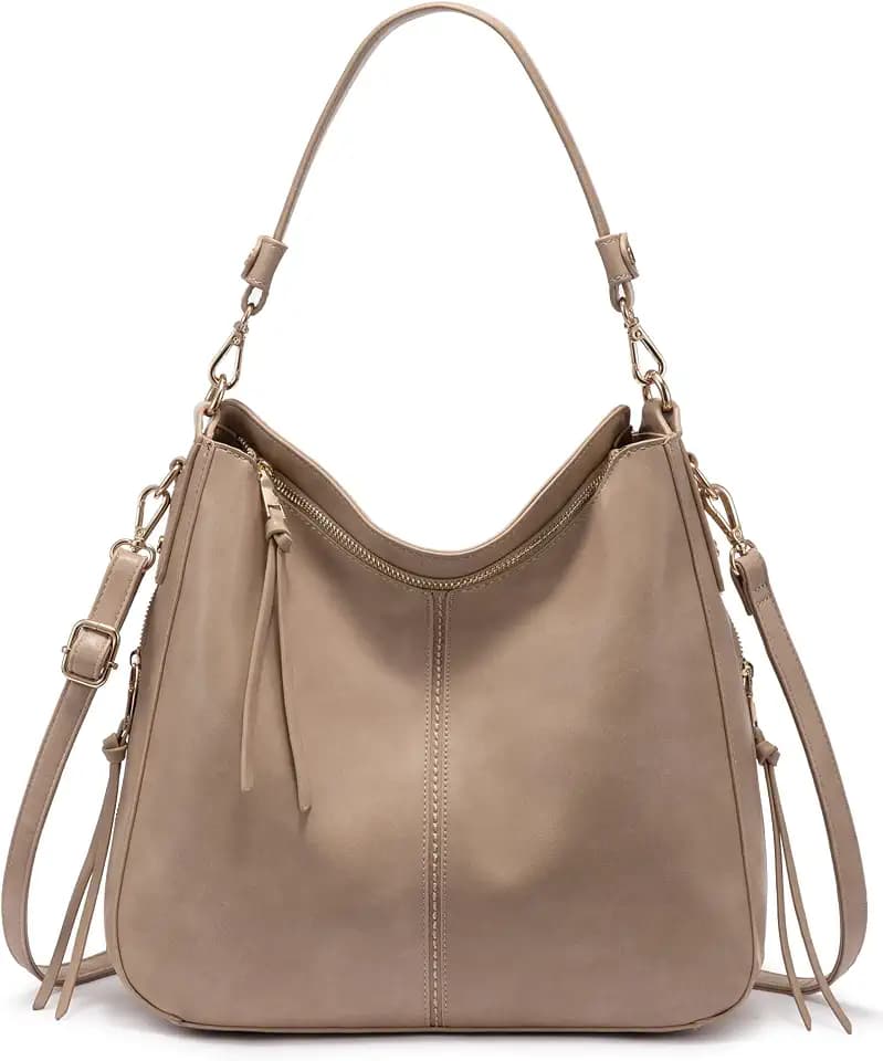Realer Hobo Crossbody Bag for Women, Designer Shoulder Purse Handbags