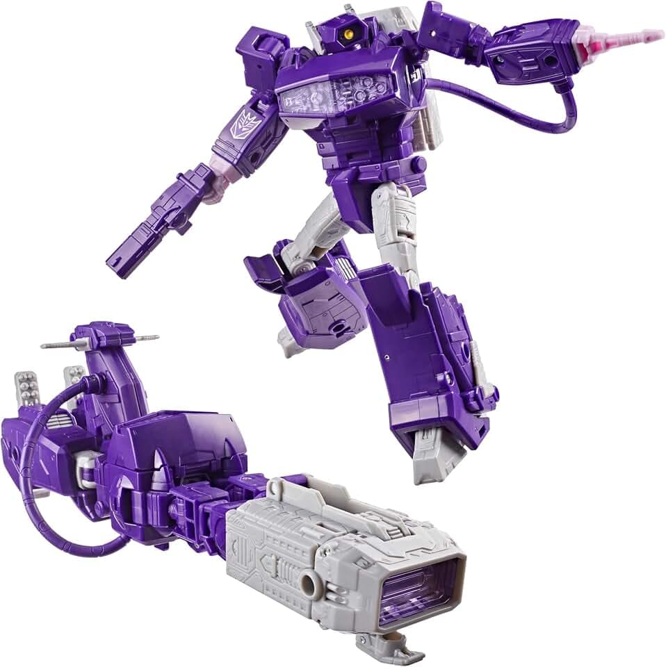Transformers Studio Series Kampf um Cybertron Shockwave verwandelbare Voyager-Klasse Action-Figur (16,5 cm), Roboterspielzeug ab 8 Jahren