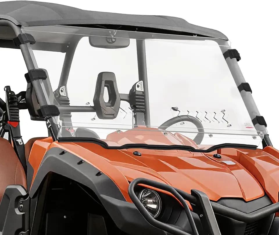 KEMIMOTO Sliding Vented Windshield Compatible with 2014+ Viking/Viking VI