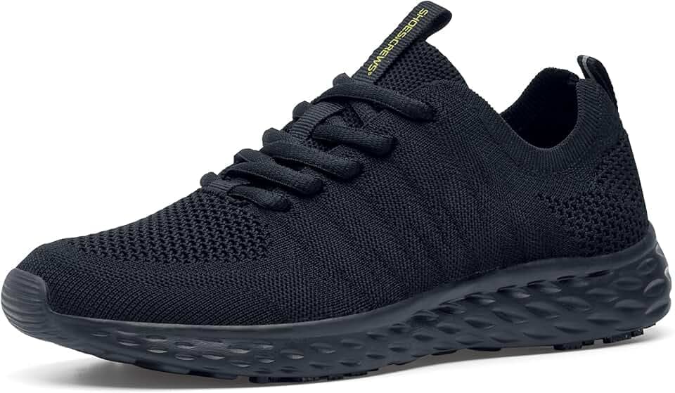 Shoes for Crews Damen-Arbeits-Sneaker – Bequeme, Wasserabweisende Schuhe mit rutschhemmender Sohle und Einlegesohlen, ideal für Gastronomie Küchen, für Kellner und Koch – Everlight ECO