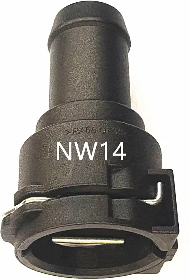 NW14 Coolant Hose Connector Adapter,Radiator Pipe Line Fittings,Straight 0°