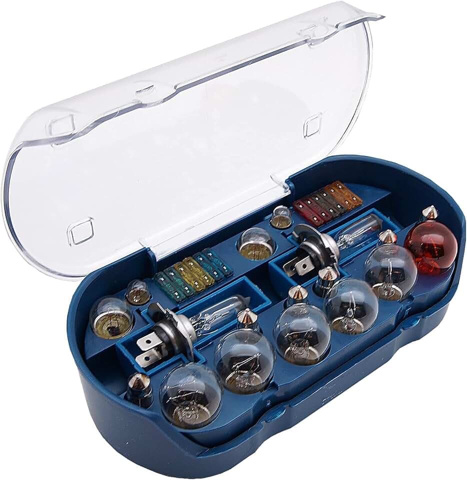 bemiX Auto Lampen Set H7 30-tlg mit Autosicherungen PKW Beleuchtung Glühbirnen H7 KFZ Ersatzlampenset Lampe Auto Set H7