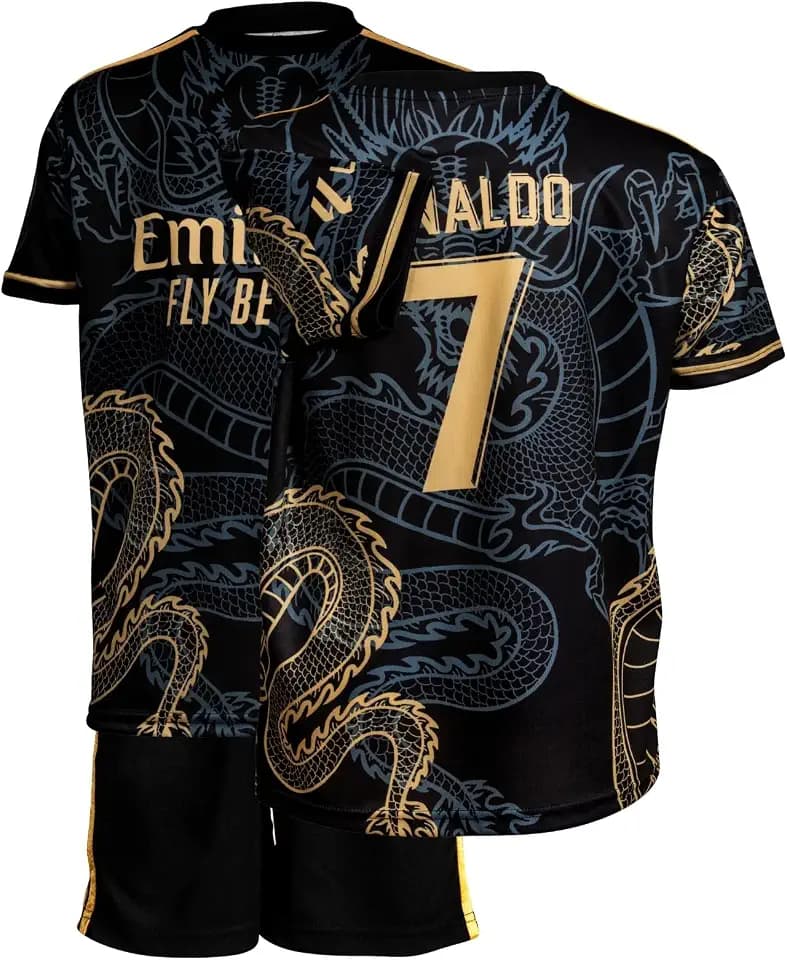 #7 Special Dragon Edition Kids Soccer Jersey Kit Shorts Youth Sizes.