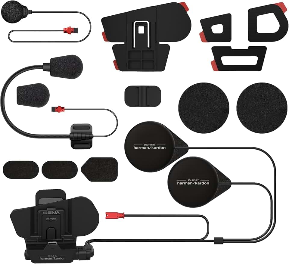 Sena 60S Helm-Klemmen-Kit mit universellem Mikrofon-Kit