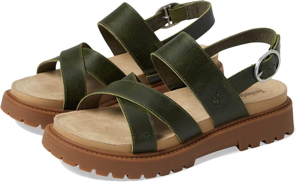 Timberland Women's Clairemont Way Cross-strap Sandals