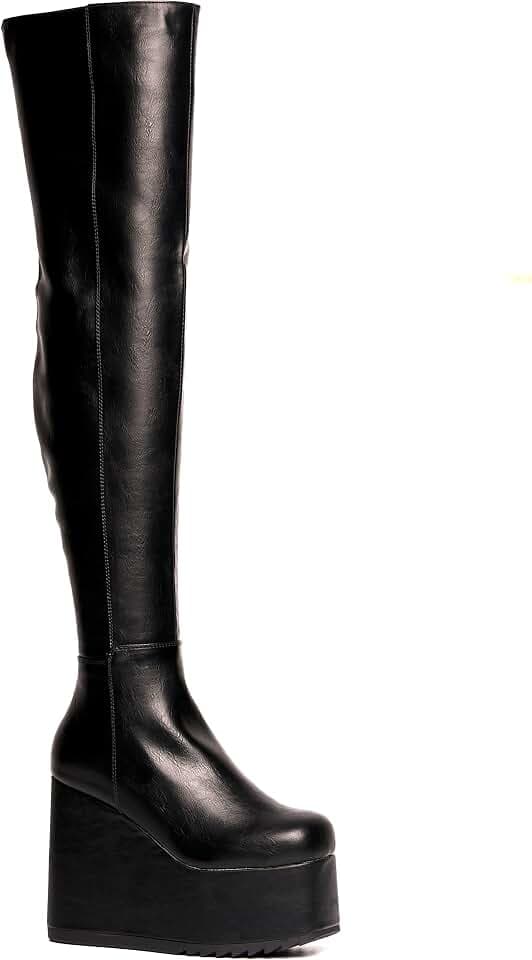LAMODA Damen Never Again Knee High Boot