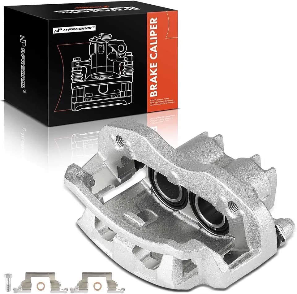A-Premium Disc Brake Caliper with Bracket Compatible with Ford Models